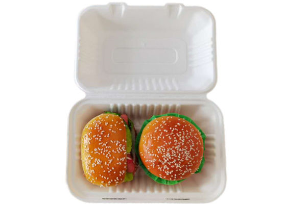 9×6 Inch Biodegradable To Go Food Containers